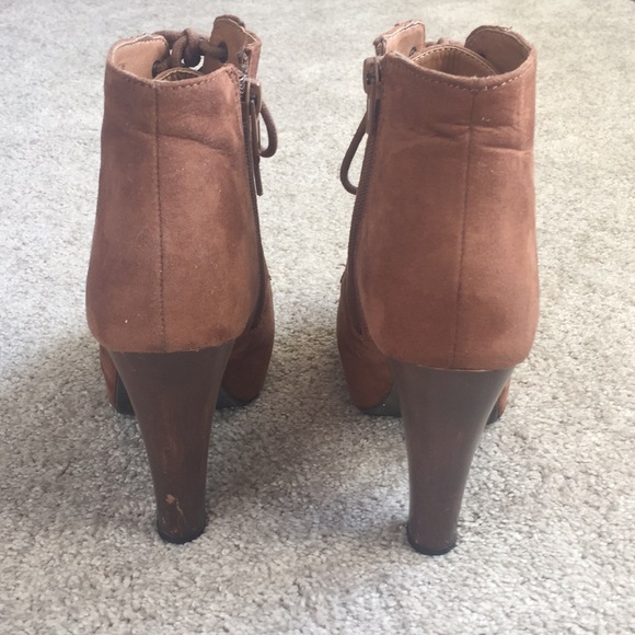 Camel/Tan Booties - Picture 3 of 4